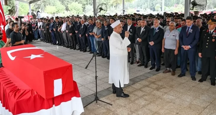 Şehit Jandarma Uzman Çavuş Yıldırım, Adana’da son yolculuğuna uğurlandı