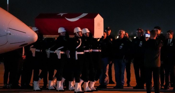 Şehit pilot Hasan Bahar’ın naaşı İstanbul’a getirildi