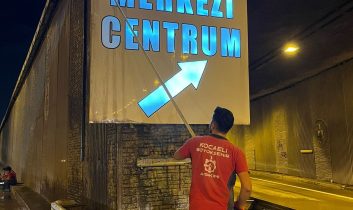 Kocaeli’de SEKA tüneline A Takımı dokunuşu