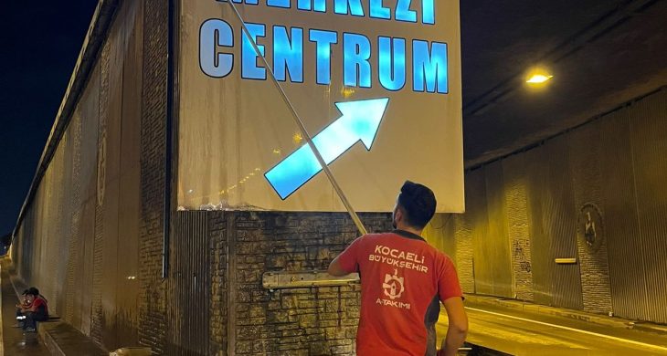 Kocaeli’de SEKA tüneline A Takımı dokunuşu