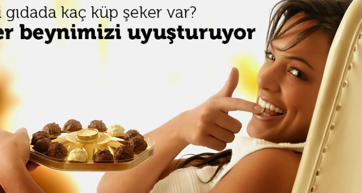Şeker beyninizi kokain gibi uyuşturuyor!
