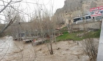 Sel Suları Ihlara Vadisi’nde Turistik Tesisleri Tahrip Etti