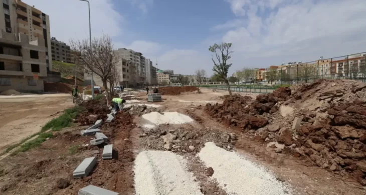 Selde zarar gören parklar yeniden yapılıyor