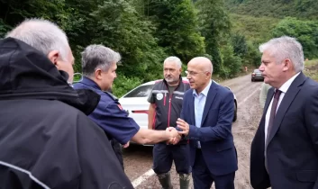 Selden zarar gören ilçelere destek