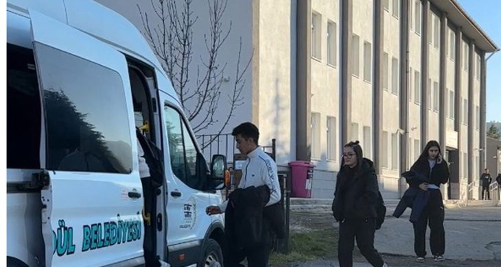 Güdül’de eğitimde örnek uygulama: Ücretsiz servis hizmeti