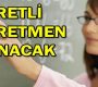 Ücretli Öğretmen alınacaktır