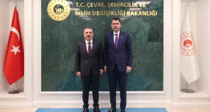 Sincan Belediye Başkanı Ercan, Bakan Kurum ile görüştü
