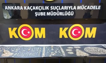 Sincan’da bir hobi bahçesinde toprağa gömülü dev bir hazine gün yüzüne çıkarıldı