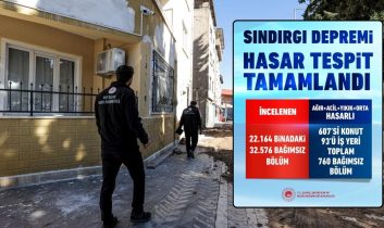 Sındırgı’da hasar tespit çalışmaları tamamlandı: 760 bina etkilendi
