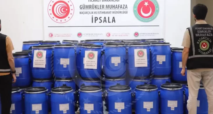 Sınır kapısı’nda 4 ton uyuşturucu ele geçirildi