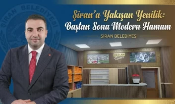 Şiran’a yakışan yenilik: Baştan sona modern hamam