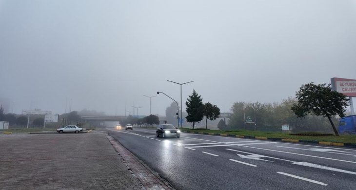 Aydın’a sis çöktü