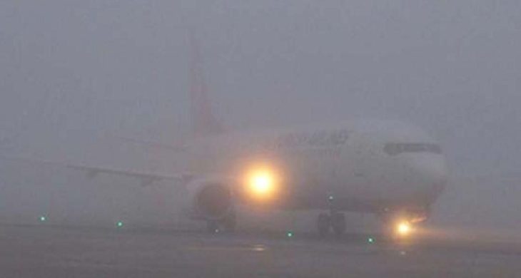Kars’ta Uçak seferlerine sis engeli