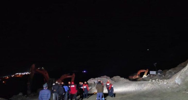 Sivas’ta maden ocağında göçük: 1 kişi için arama çalışması sürüyor
