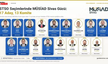 Sivas TSO seçimlerinde MÜSİAD Sivas üyelerinden 17 aday