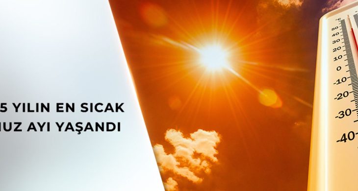 Son 55 yılın en sıcak temmuz ayı yaşandı