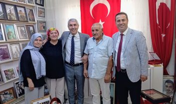 Kaymakam Coşkun’dan şehit ailesine anlamlı ziyaret