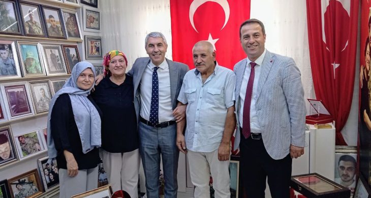 Kaymakam Coşkun’dan şehit ailesine anlamlı ziyaret