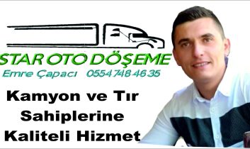 Star Oto Döşeme’den Kamyon ve Tır  Sahiplerine  Kaliteli Hizmet