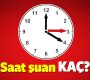 Saatlerinizi Kontrol Edin!