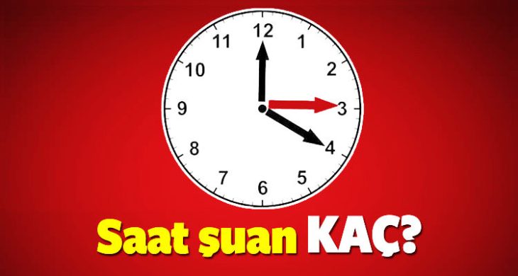 Saatlerinizi Kontrol Edin!