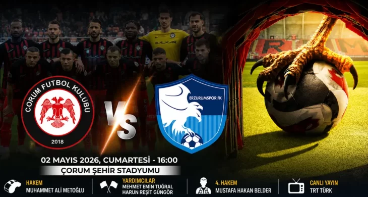 Süper Lig yolunda randevu Arca Çorum FK- Erzurumspor FK