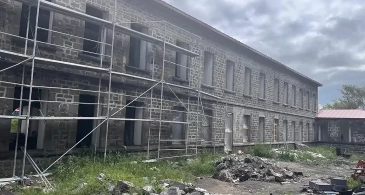 Susuz Hükümet Konağı restorasyonu tüm hızıyla sürüyor