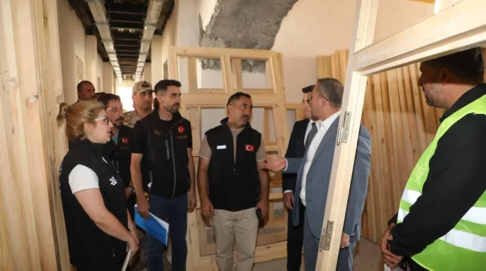 Susuz Hükümet Konağı restorasyonunda çalışmalar sürüyor