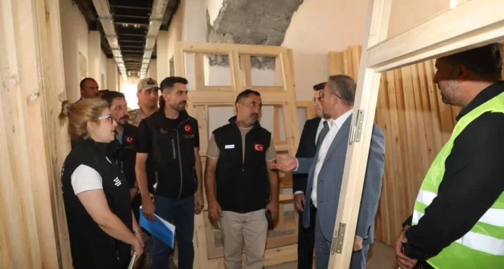 Susuz Hükümet Konağı restorasyonunda çalışmalar sürüyor