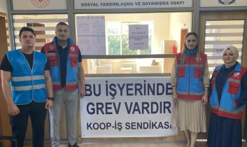 Koop-İş Sendikası grev kararı aldı: SYDV çalışanları iş bıraktı