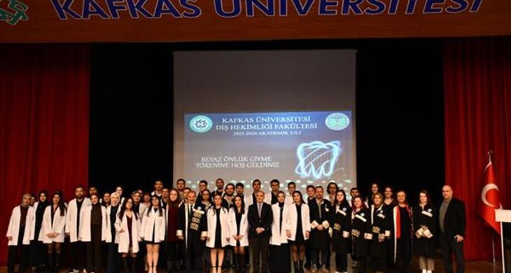 Kars Kafkas Üniversitesi İsmail Aytemiz Diş Hekimliği Fakültesi’nde beyaz önlük heyecanı