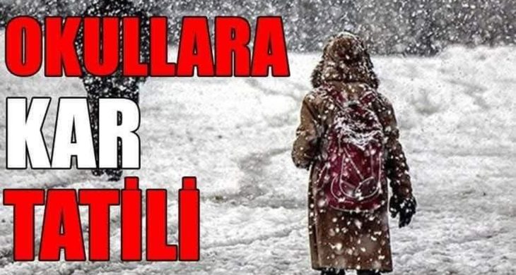 Kars’ta eğitime kar engeli: okullar tatil edildi!