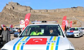 60 yeni hizmet aracı kolluk kuvvetlerinin hizmetine sunuldu