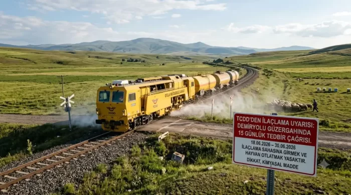 TCDD’den ilaçlama uyarısı: Demiryolu güzergâhında 15 günlük tedbir çağrısı