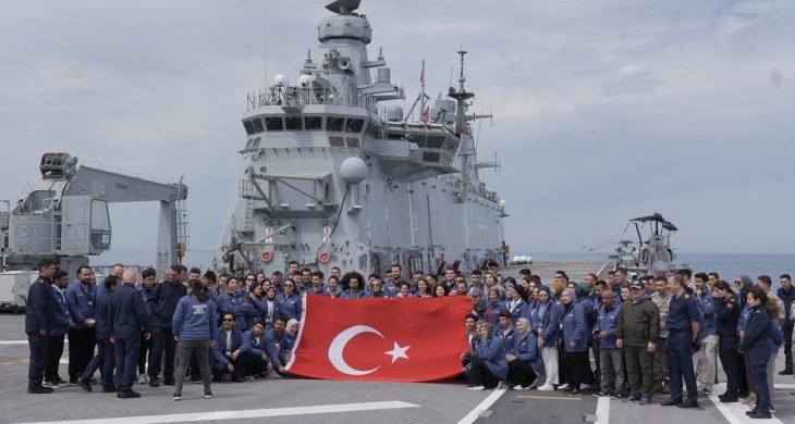 TCG Anadolu “Zafer Yolculuğu”na çıktı: Milli mücadele ruhu yaşatılacak