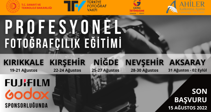 Genç İstihdamı Teması Kapsamında Profesyonel Fotoğrafçılık Eğitimi Düzenleniyor