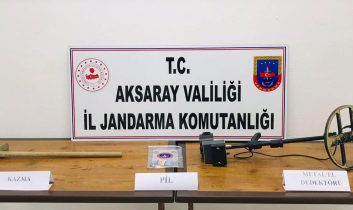 Sarıyahşi İlçesinde Kaçak kazı yaparlarken yakalandılar