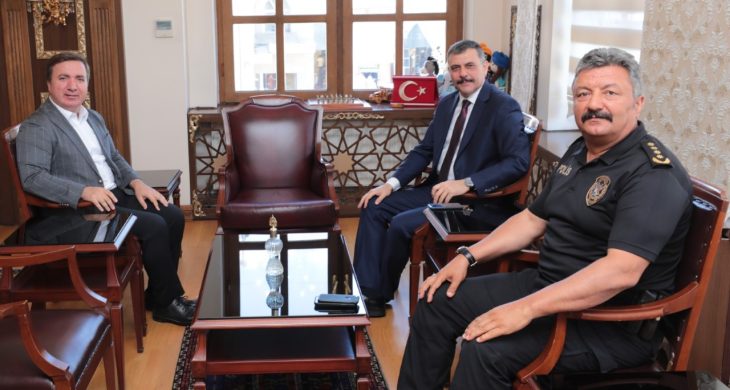 Çorum Valisi Mustafa Çiftçi’den Vali Hamza Aydoğdu’ya ziyaret