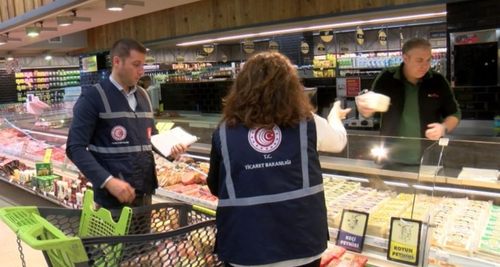 Ticaret Bakanlığı ekiplerinden marketlere fahiş fiyat denetimi