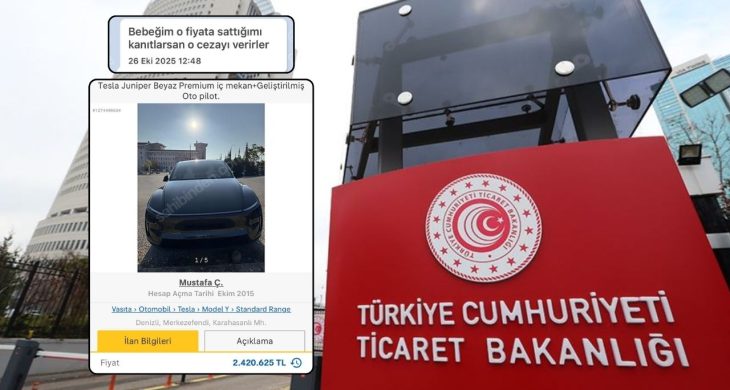 Ticaret Bakanlığı’ndan sıfır fiyatına ikinci el araç satışı yapan satıcıya 279 bin TL ceza!