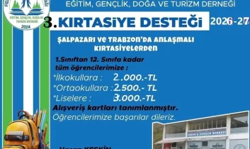 Tımara Derneğinden öğrencilere 3. kırtasiye desteği