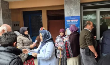 Tirebolu Kuzgun Köyü’nde sağlık taraması