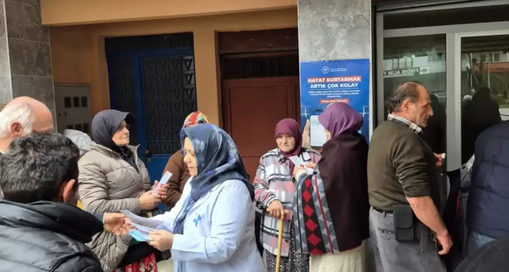 Tirebolu Kuzgun Köyü’nde sağlık taraması