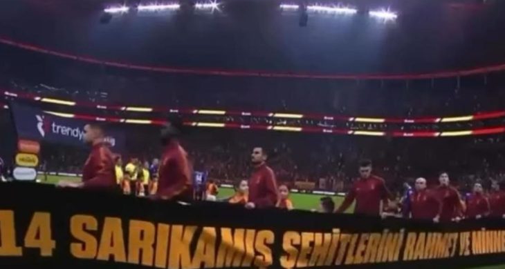 Sahada Vefa Rüzgarı: Galatasaray’dan Sarıkamış Şehitlerine Anlamlı Selam!