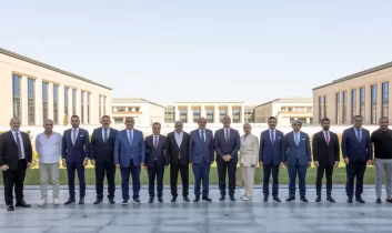 TSTK heyeti, KKTC Cumhurbaşkanı Ersin Tatar’ı ziyaret etti