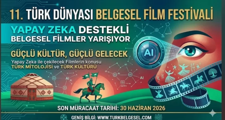Türk Dünyası Belgesel Film Festivali’nde bir ilk: Yapay zeka kategorisi geliyor!