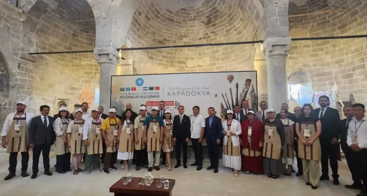Türk Dünyası Ressamları Kapadokya’da buluştu
