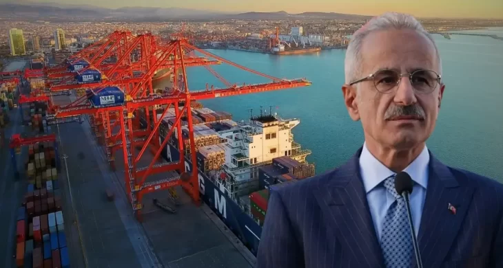 Türkiye limanlarında şubat rekoru: 43,8 milyon ton yük elleçlendi