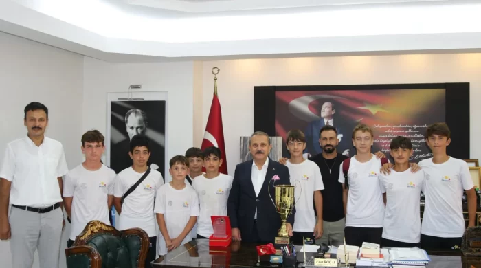 Türkiye Şampiyonlarından Başkan Koçal’a teşekkür
