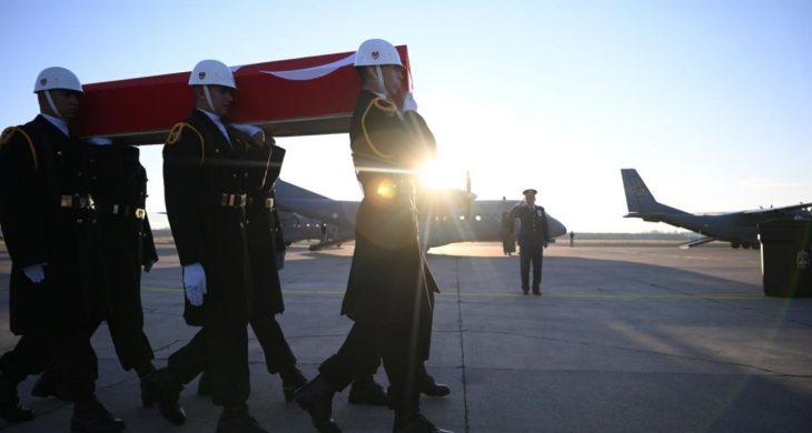 Türkiye şehitlerini uğurluyor: 20 kahraman asker için tören